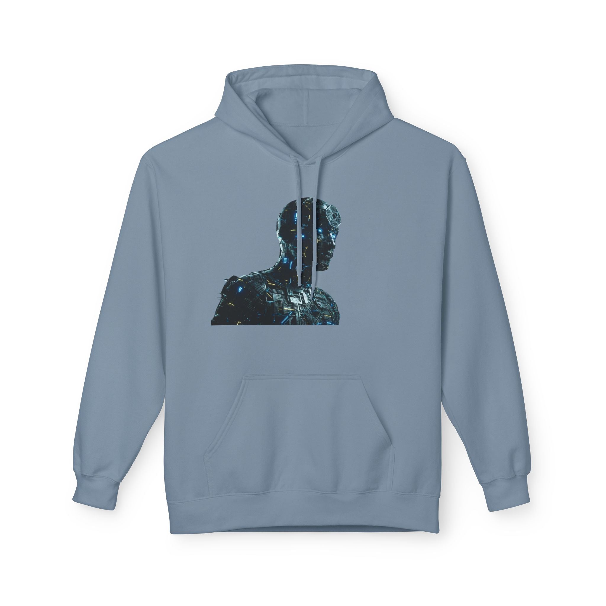 Hoodie — Cosmic Silhouette "I Am Watching You" Graphic Pullover