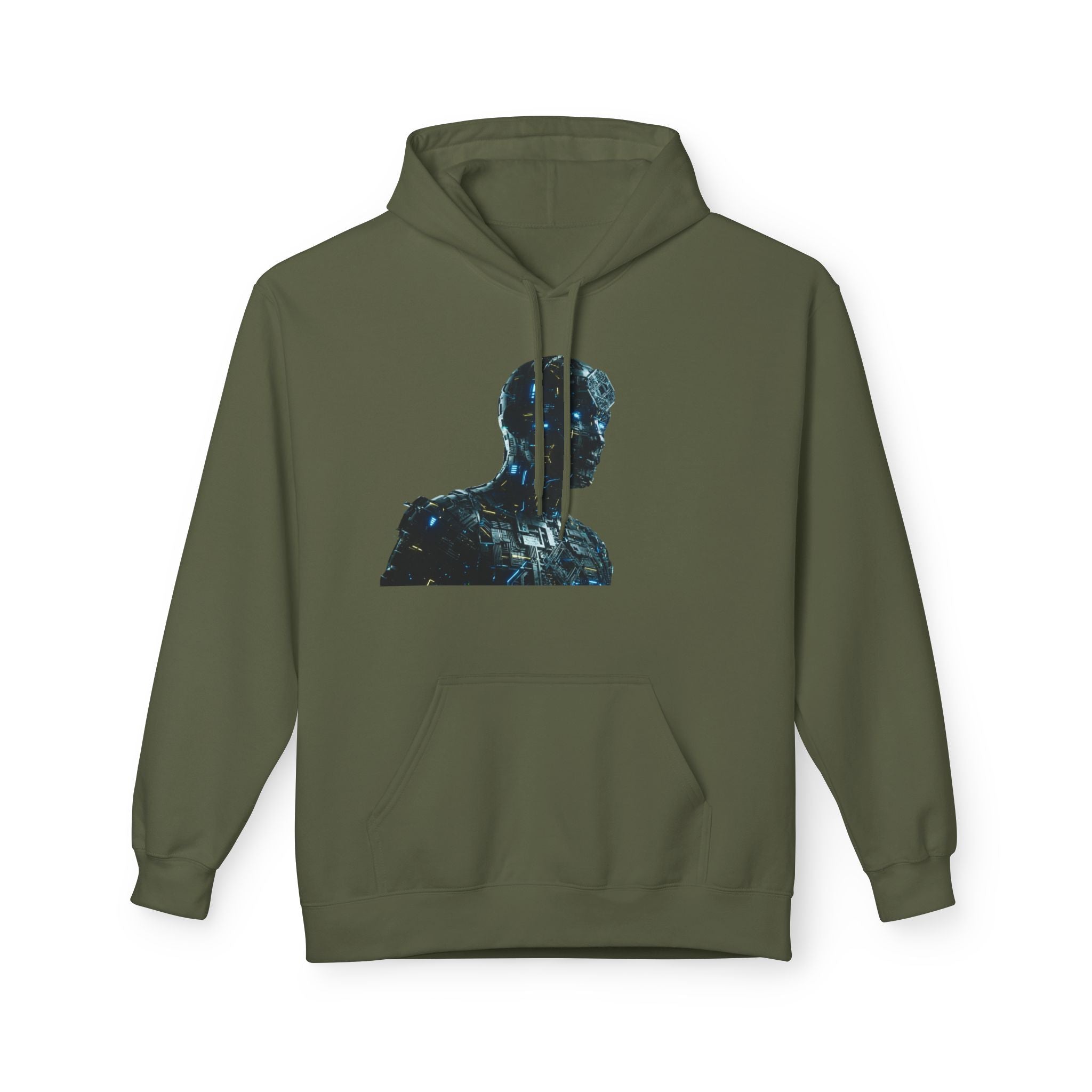 Hoodie — Cosmic Silhouette "I Am Watching You" Graphic Pullover