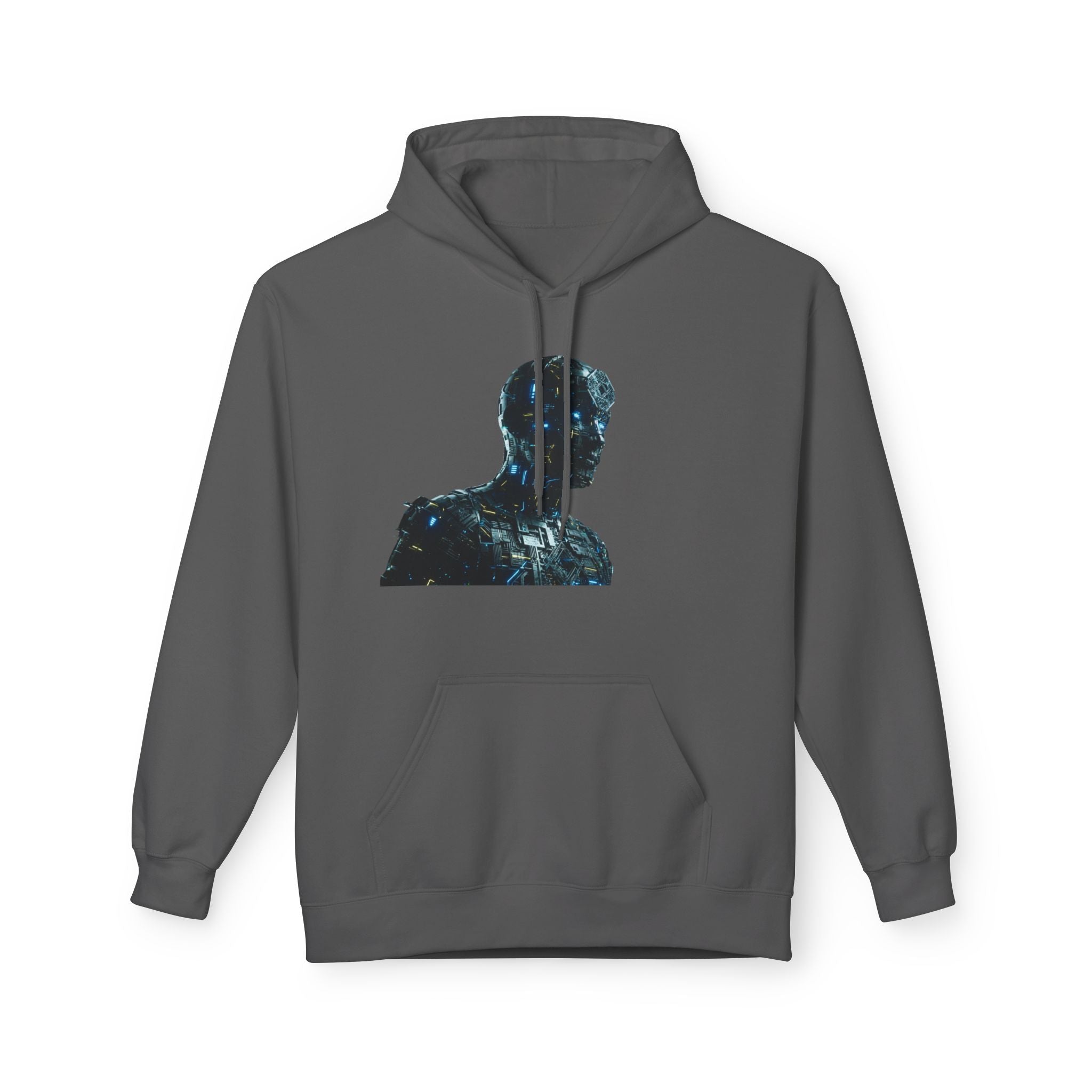 Hoodie — Cosmic Silhouette "I Am Watching You" Graphic Pullover