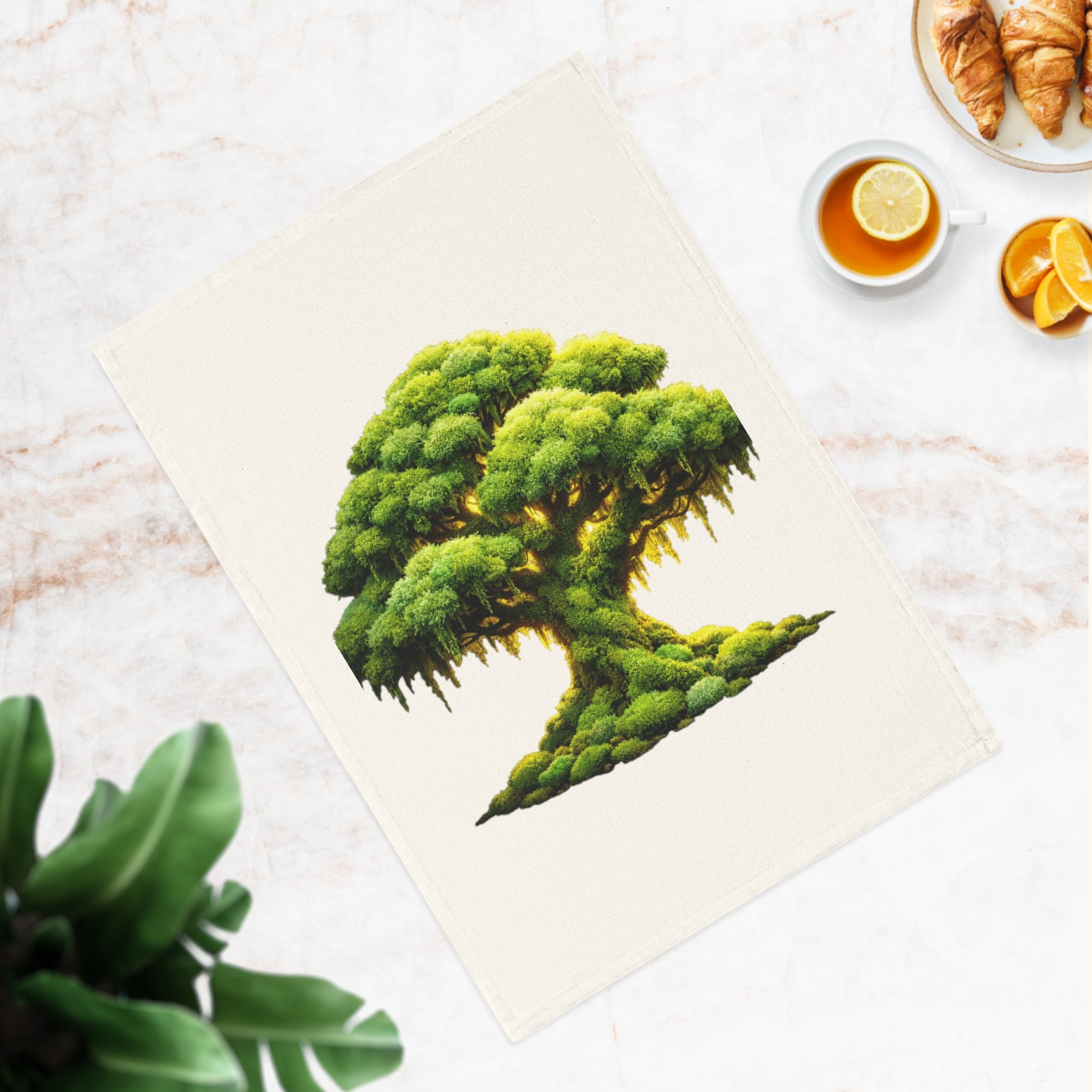 Tea Towel — Lush Tree of Life Cotton Kitchen Towel