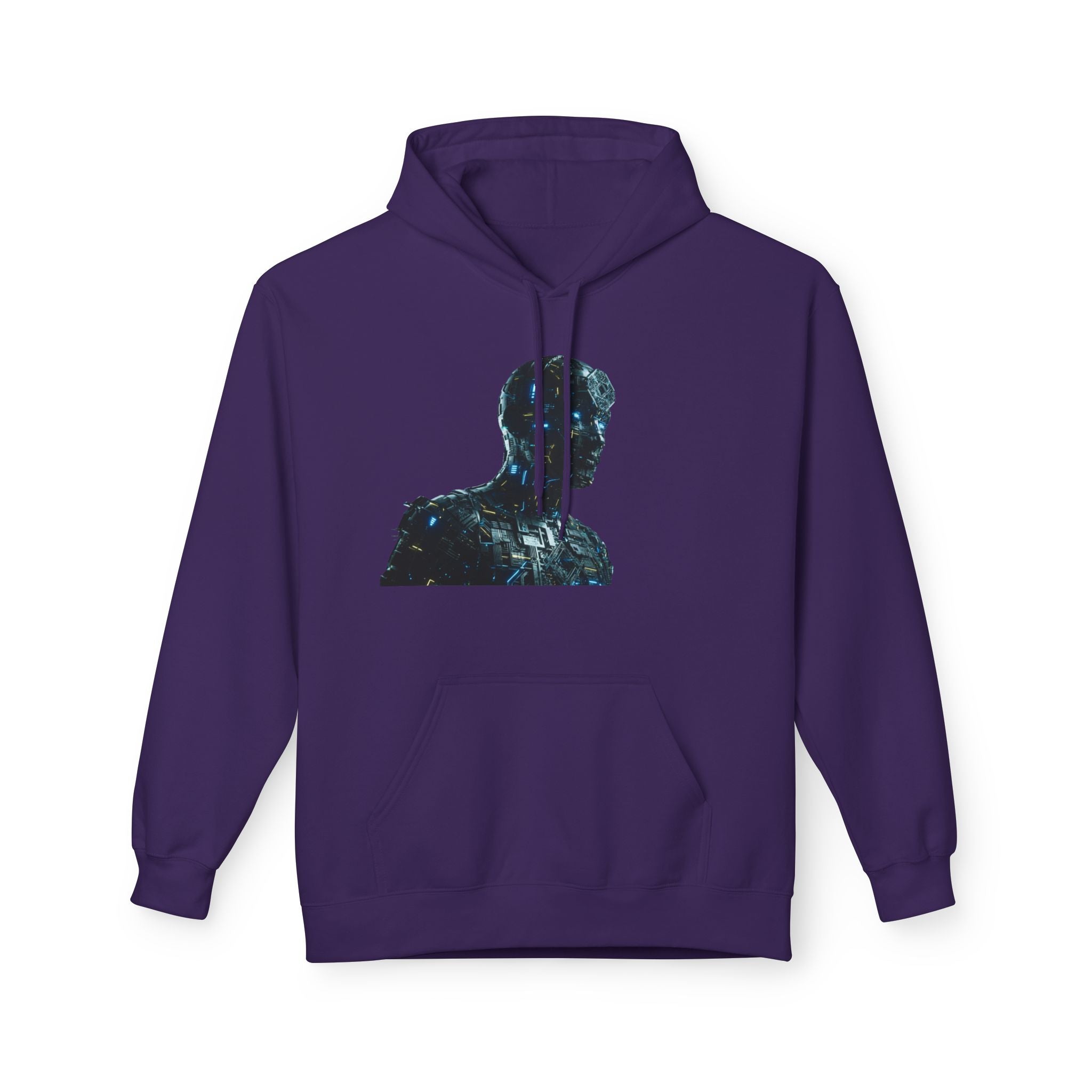 Hoodie — Cosmic Silhouette "I Am Watching You" Graphic Pullover