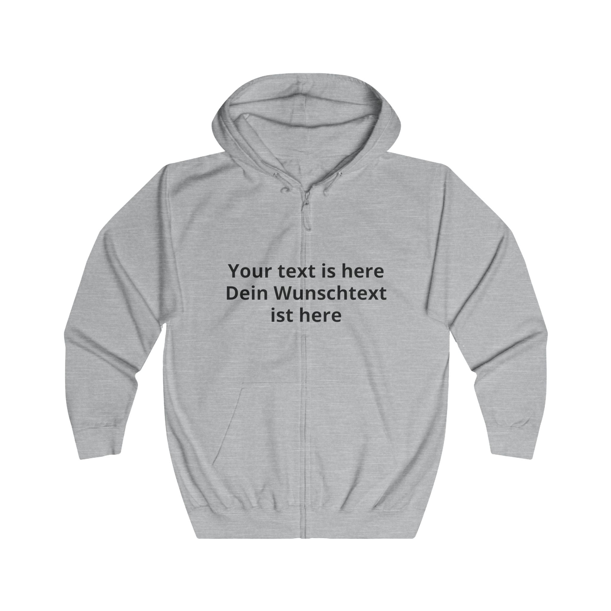 Custom Text Hoodie |  Zip-Up | Personalized gifts  | Personalzed Geschenk  | für ihn  | für sie | Vatertag  | Fathers day  | Muttertag