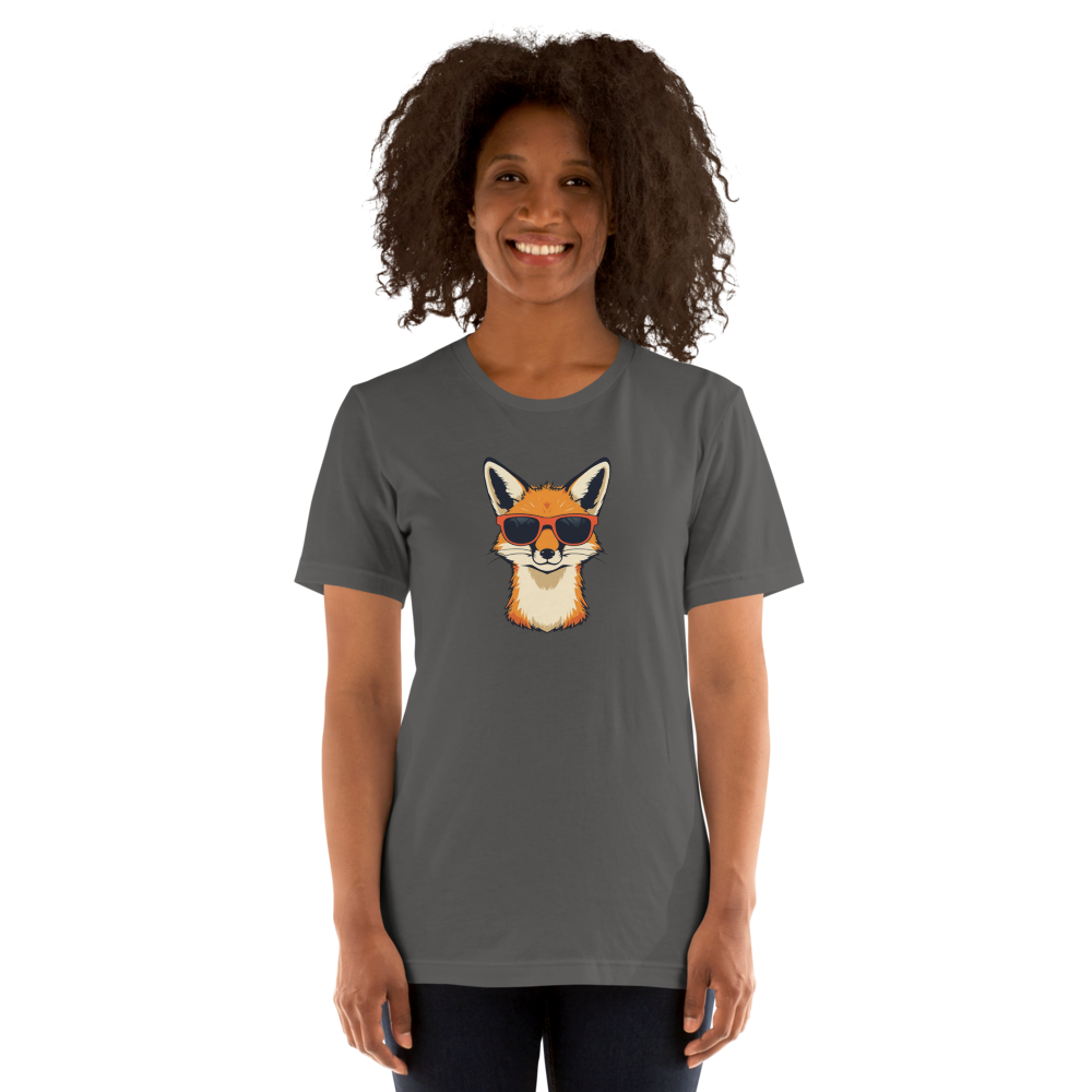 Cool Fox Sunglasses T-Shirt - Unisex Graphic Streetwear Tee