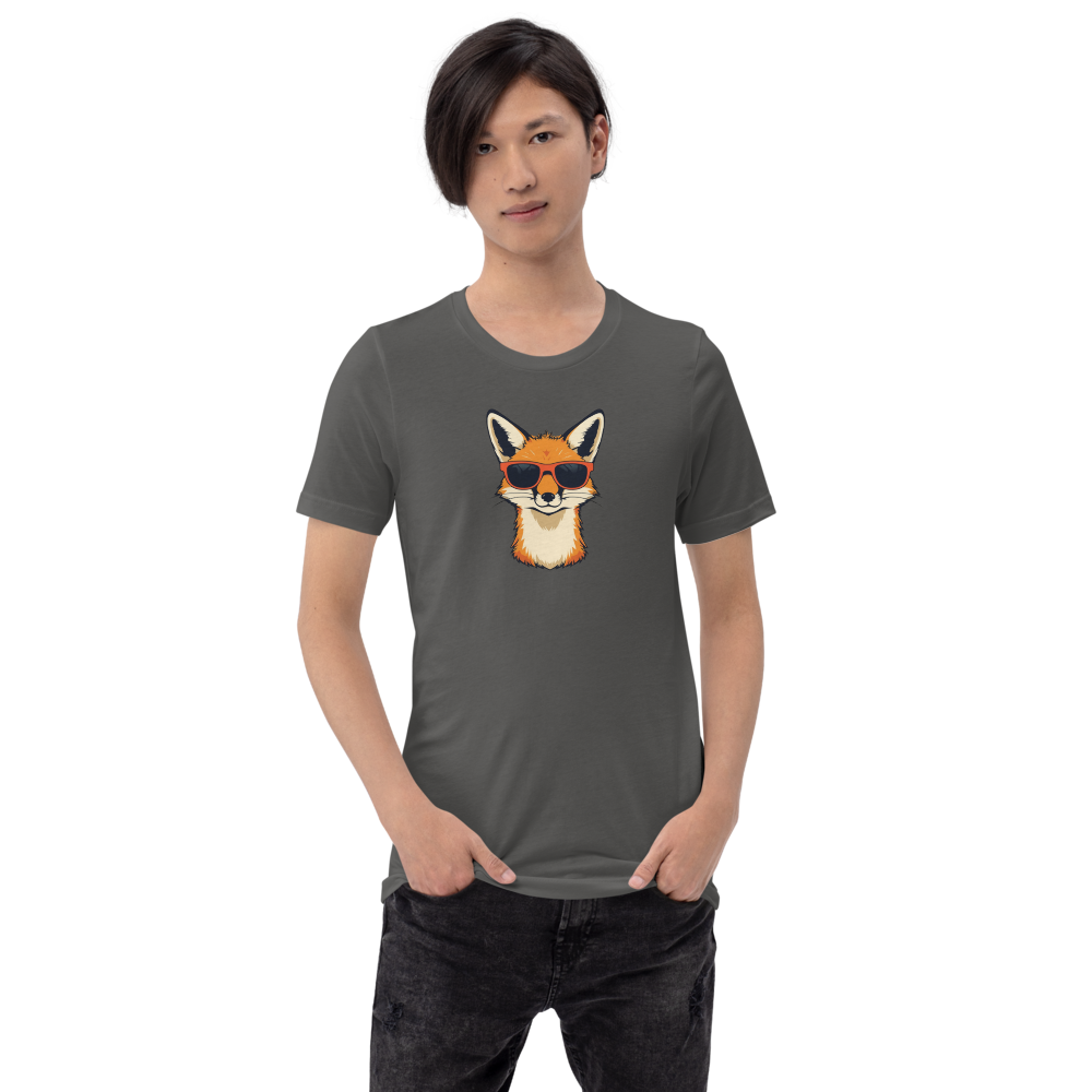 Cool Fox Sunglasses T-Shirt - Unisex Graphic Streetwear Tee
